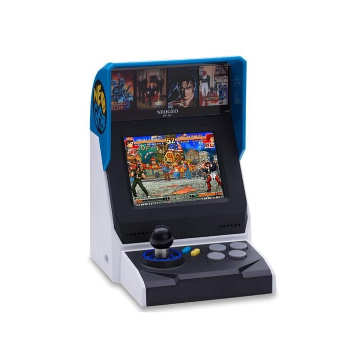 SNK 40th Anniversary NEOGEO MINI Arcade Console, 3.5″ Screen with 40 Classic Games(KOF/Metal Slug Series), TV Output Compatible, Dual Controller Ports, Mini Arcade Collector’s Edition Gift Set