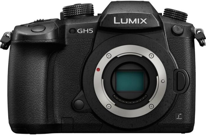 PANASONIC LUMIX GH5 Body 4K Mirrorless Camera, 20.3 Megapixels, Dual I.S. 2.0, 4K 422 10-bit, Full Size HDMI Out, 3 Inch Touch LCD, DC-GH5KBODY (USA Black) (Renewed)