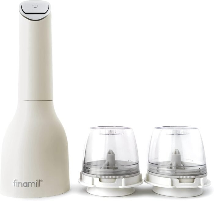 FinaMill’s Award-Winning Battery Operated Salt and Pepper Grinder Set – Adjustable Coarseness