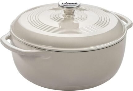 Lodge Essential Enamel Cast Iron Dutch Oven 6 Quarts