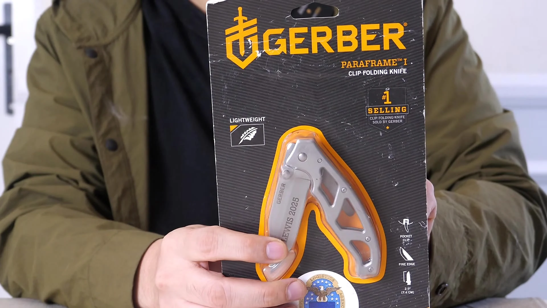 Original Gerber Paraframe I retail packaging
