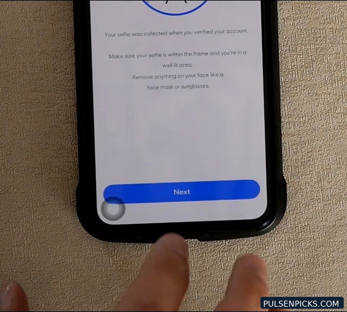 GCash verification instructions on the old phone