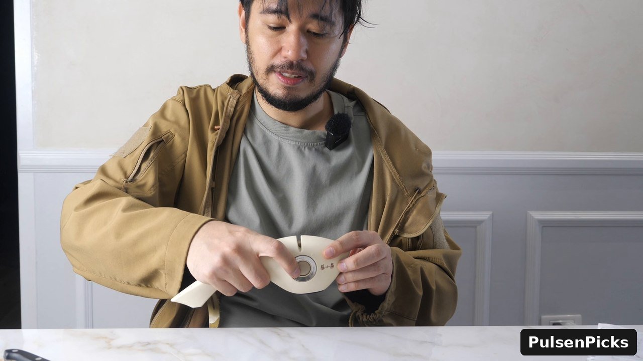 Zhang Xiaoquan sharpener at end of review