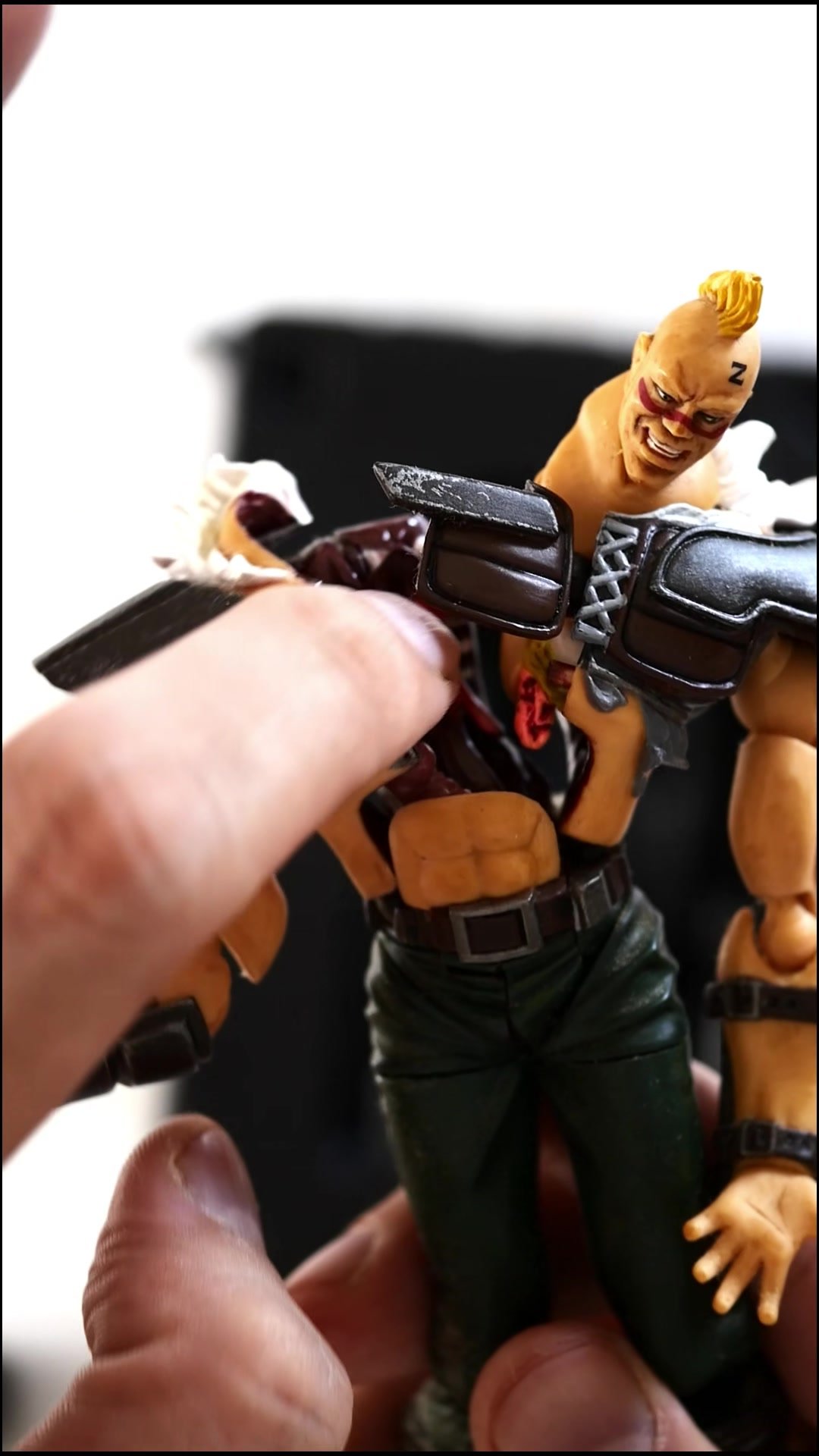 The chest opening on Revoltech Zeed